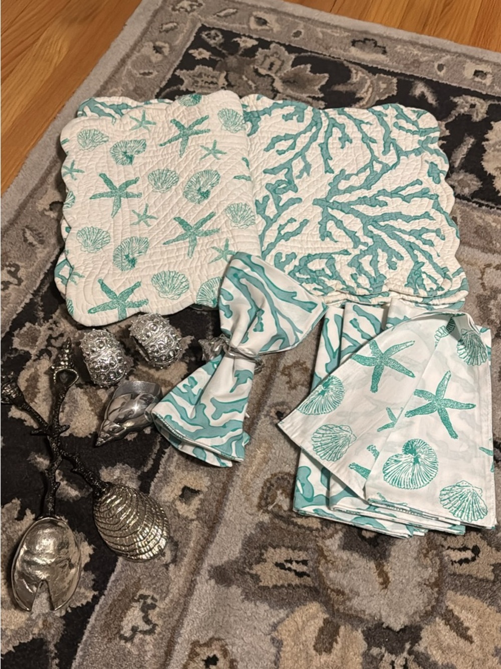 Brand new, Coastal Themed Entertaining set